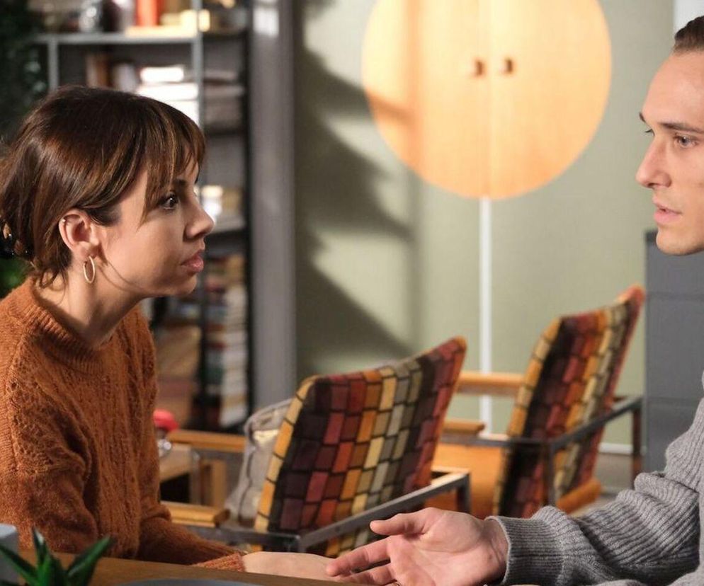 M jak miłość odcinek 1871 ostatni - finał sezonu.  Aneta (Ilona Janyst), Olek (Maurycy Popiel) 