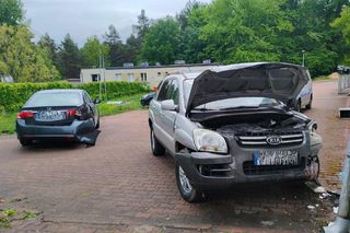 Kuriozalna sytuacja na szpitalnym parkingu!