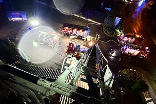 Pożar restauracji Imperium w Piekarach Śląskich