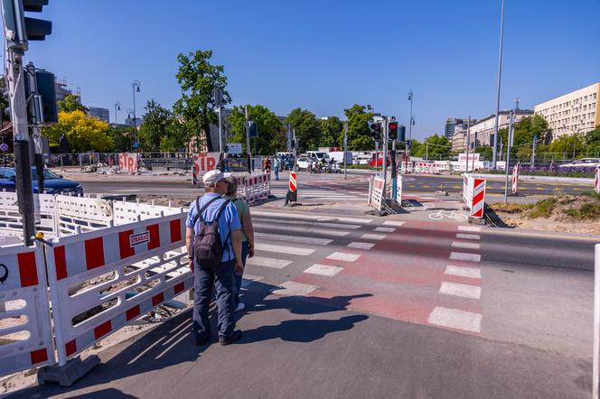 Przebudowa placu Na Rozdrożu w Warszawie