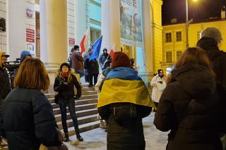 Lublin: protest wobec rosyjskiej agresji na Ukrainę