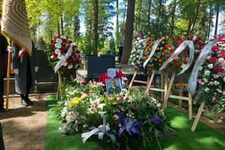 Pogrzeb Sławomira Kryńskiego. Uroczystości odbyły się na Cmentarzu Komunalnym Doły