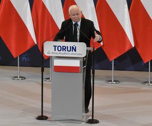 Jarosław Kaczyński na spotkaniu w Toruniu odpowiedział na pięć pytań publiczności