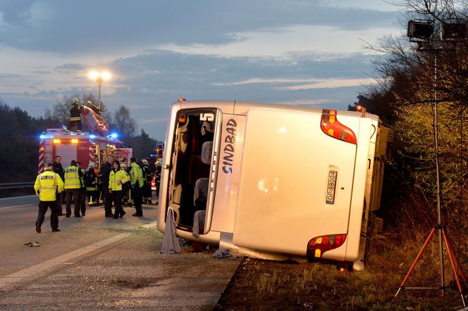 Wypadek polskiego autokaru w Niemczech