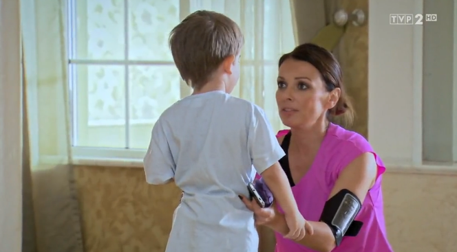 Barwy szczęścia odcinek 1923, Ksawery (Bartosz Gruchot), Kasia (Katarzyna Glinka)