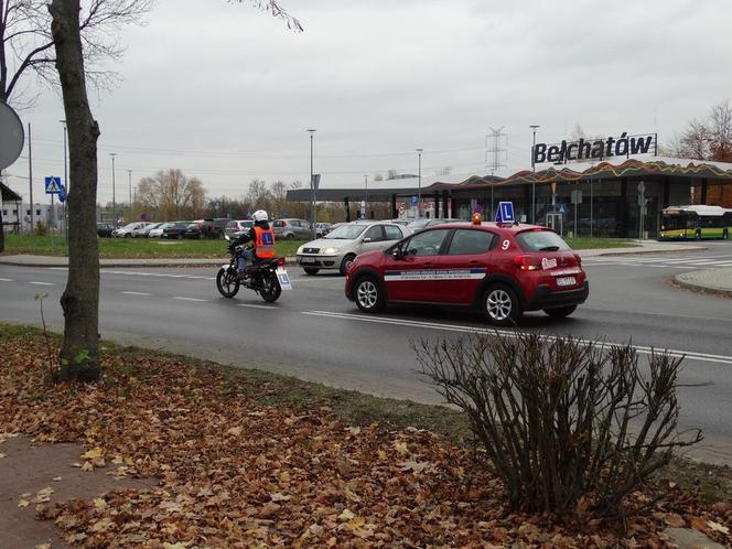 Egzamin na „prawko” w Bełchatowie. WORD wyjechał na ulice miasta