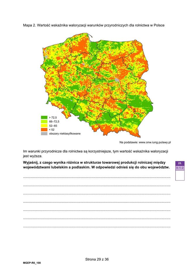 Matura 2024: geografia rozszerzona. ARKUSZ FORMUŁA 2023