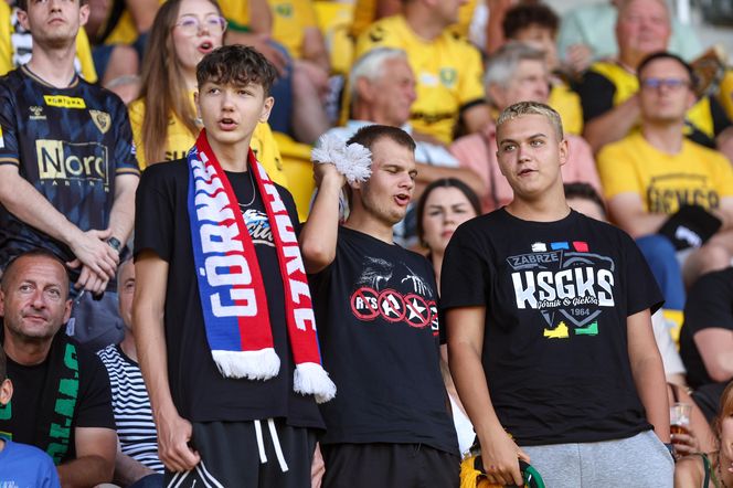 Kibice na meczu GKS Katowice - Arka Gdynia
