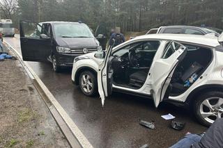 Wołomin. Pościg za złodziejami samochodów