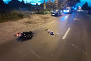 Łódź: Groźny wypadek na Pomorskiej. Motocyklista miał 2 promile! Mężczyzna NIE MIAŁ PRAWA JAZDY