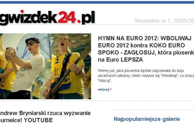 Newsletter gwizdek24.pl