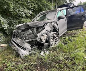 Czołówka pod Wołominem. Dwie osoby w szpitalu