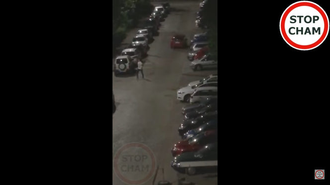 Wielka AWANTURA! Szarpanina, próba rozjechania ludzi i ucieczka