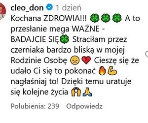 Cleo we wzruszającym wyznaniu pod filmem Dody. Szok, co wyszło na jaw!