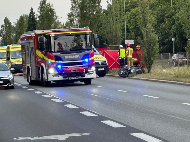 Wypadek w al. Solidarności 