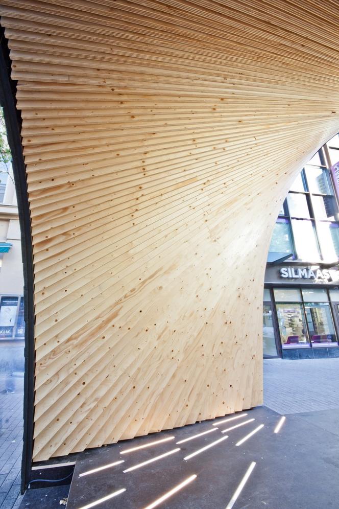 Projektowanie parametryczne i drewno - tymczasowy pawilon Pauhu