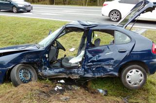 Tragedia na drodze! Nie żyje mężczyzna. Kobieta i dwoje dzieci w szpitalu