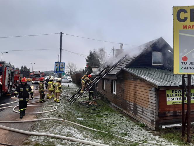 Pożar przy ul. Kwiatkowskiego w Tarnowie
