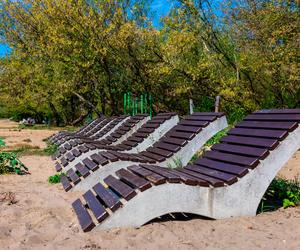 Plaża przy Moście Północnym