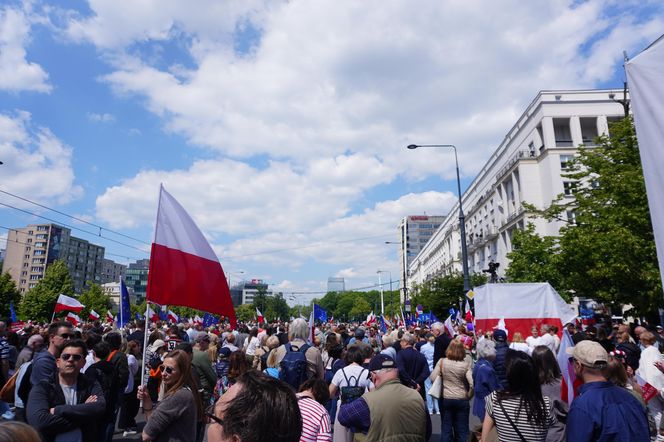 "Wielki Marsz Patriotów" Rafała Trzaskowskiego w Warszawie 25.05.2025