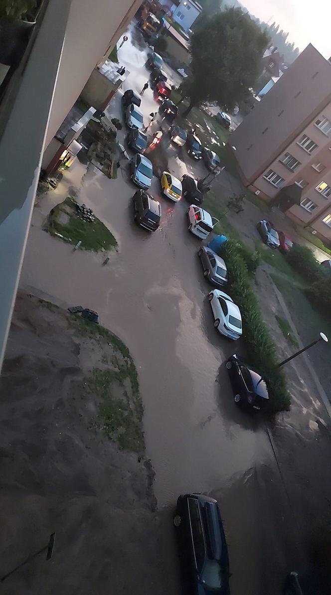 Burza na Śląsku. W Raciborzu ściana deszczu