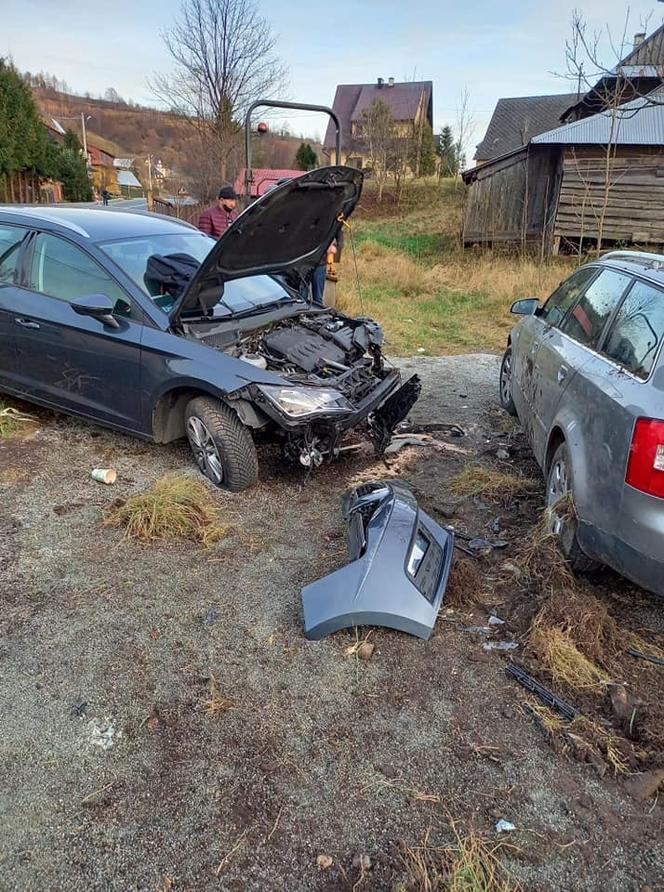 FATALNY WYPADEK w Lubomierzu! Dwie osoby trafiły do szpitala