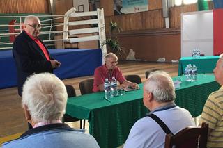 Spotkanie z byłym bokserem, Henrykiem Szymkowiakiem w Grudziądzu