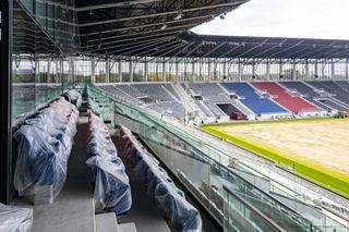 Budowa stadionu w Szczecinie na finiszu. Zobacz jak wygląda w środku! Kiedy koniec prac? [ZDJĘCIA]