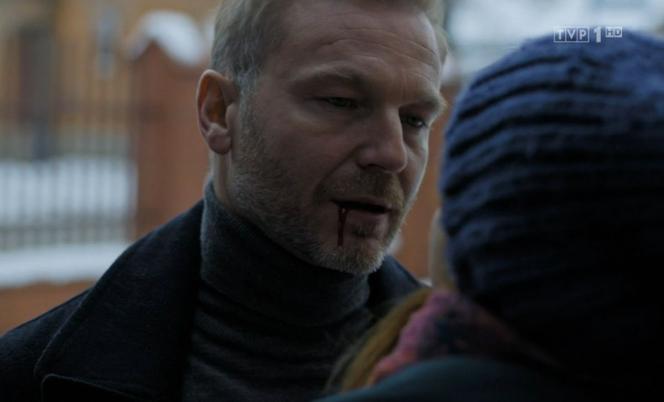 Komisarz Alex 16 odc. 197. Lucyna (Magdalena Walach), Piotr Górski (Krystian Wieczorek)	