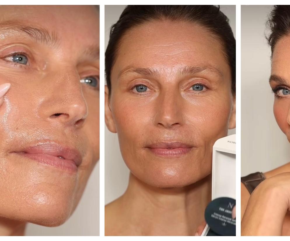 To niesamowite, jak naturalny makijaż odmienił kobietę po 50-tce. Świetlista cera bez zmarszczek.