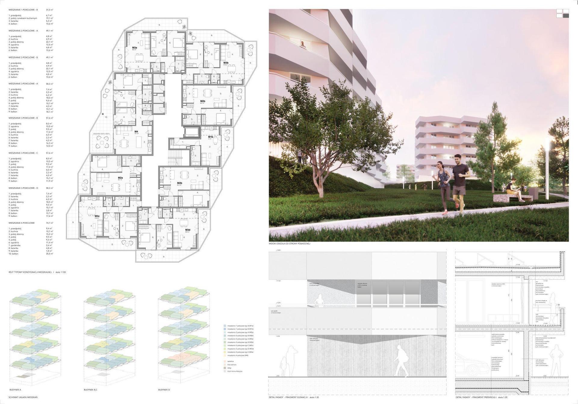Osiedle TBS w Bielsku-Białej według M.O.C. Architekci 