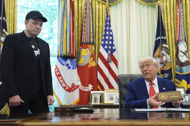 Elon Musk w Białym Domu z podbitym okiem 