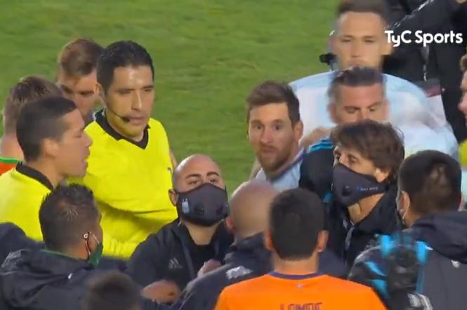 Lionel Messi wywołał awanturę na boisku