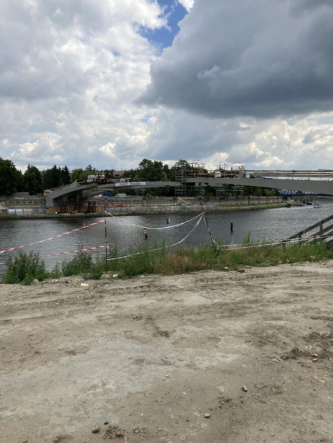 Budowa kładki Kazimierz – Ludwinów w Krakowie