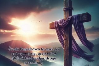 Środa Popielcowa - kartki, życzenia, sentencje do wysłania. Obrazki religijne do pobrania za darmo