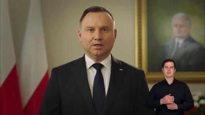 Orędzie prezydenta RP Andrzeja Dudy