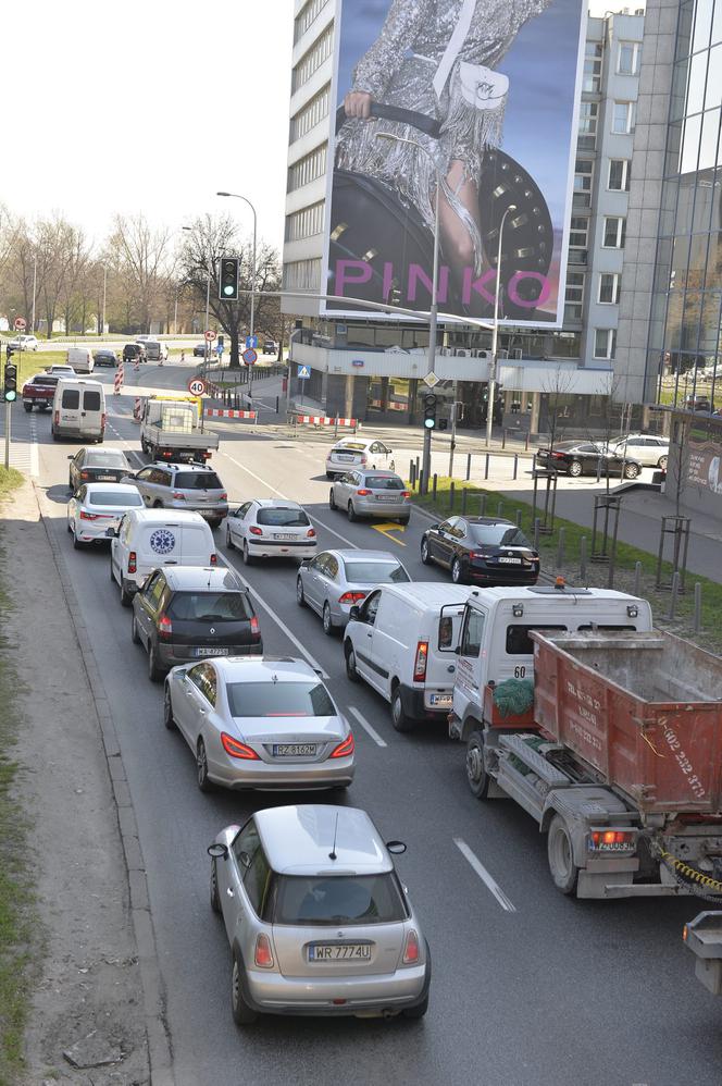 Utrudnienia w ruchu na Wisłostradzie