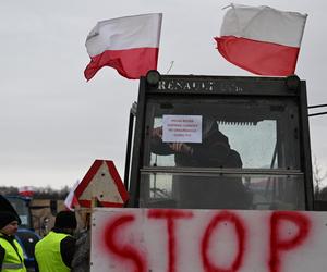 Protest rolników w Medyce