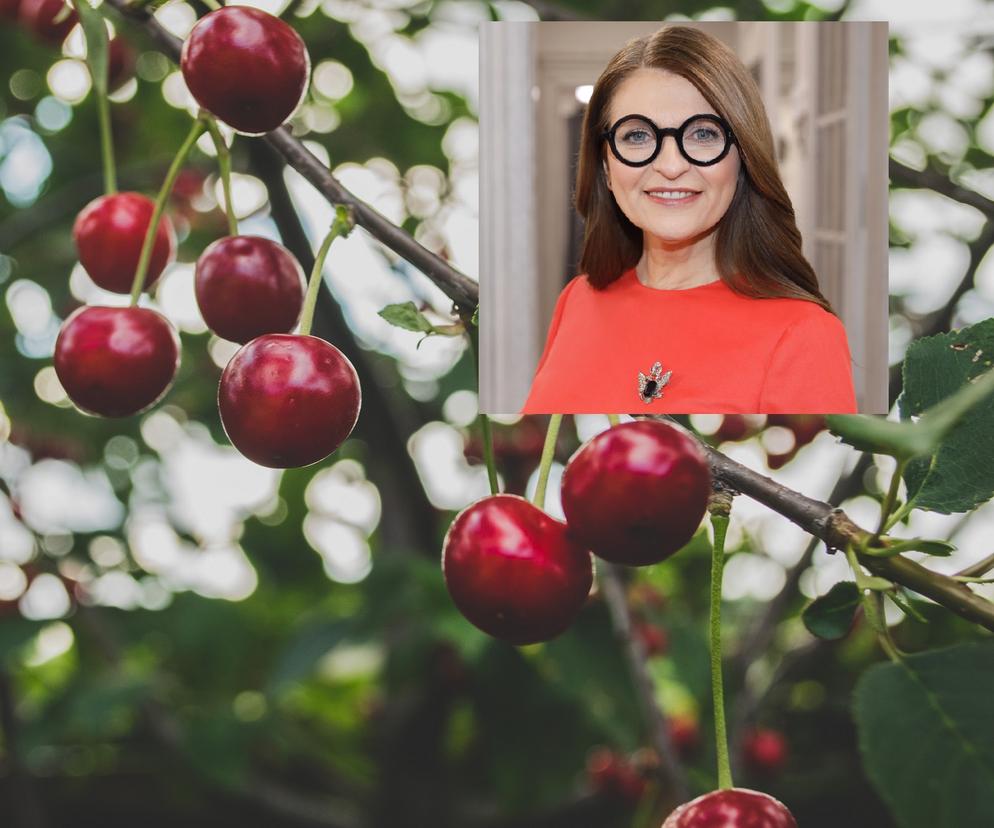 Jak jeść czereśnie? Irena Kamińska-Radomska ma niezawodny sposób