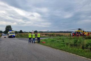 38-letni rowerzysta zginął w wypadku. Nie zatrzymał się przed znakiem STOP 