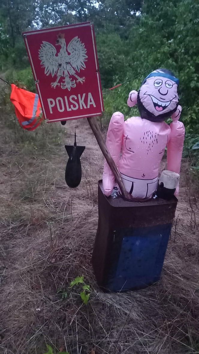 Kukła "obrońcy granic" wywołała alarm