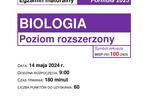 Matura 2024: biologia. Arkusze CKE i odpowiedzi. Poziom rozszerzony [Formuła 2023]