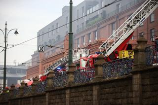 Ogromny pożar w centrum Krakowa. Kłęby dymu unosiły się w całej dzielnicy Stare Miasto