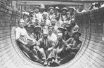 Archiwalne zdjęcie robotników z 1927 roku