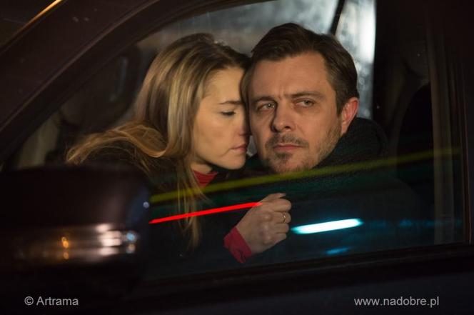 Na dobre i na złe odc. 590. Hana Goldberg (Kamilla Baar), Piotr Gawryło (Marek Bukowski)