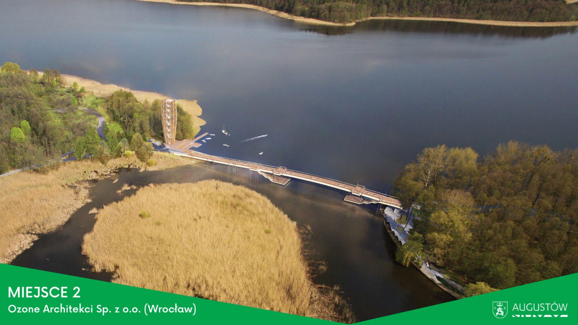 Konkurs na projekt kładki i wieży widokowej w Augustowie: wyniki