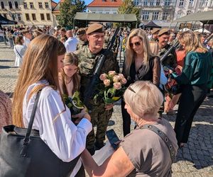 Przysięga żołnierzy WOT w Tarnowskich Górach