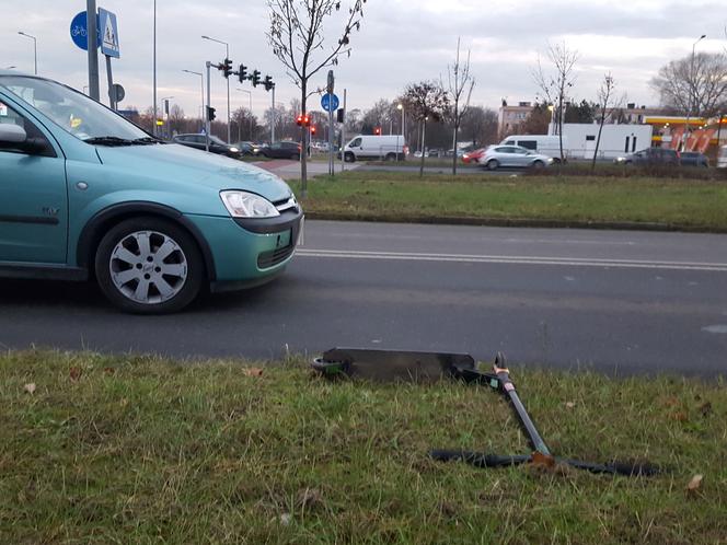 ​12-latek na hulajnodze potrącony na pasach w Lesznie