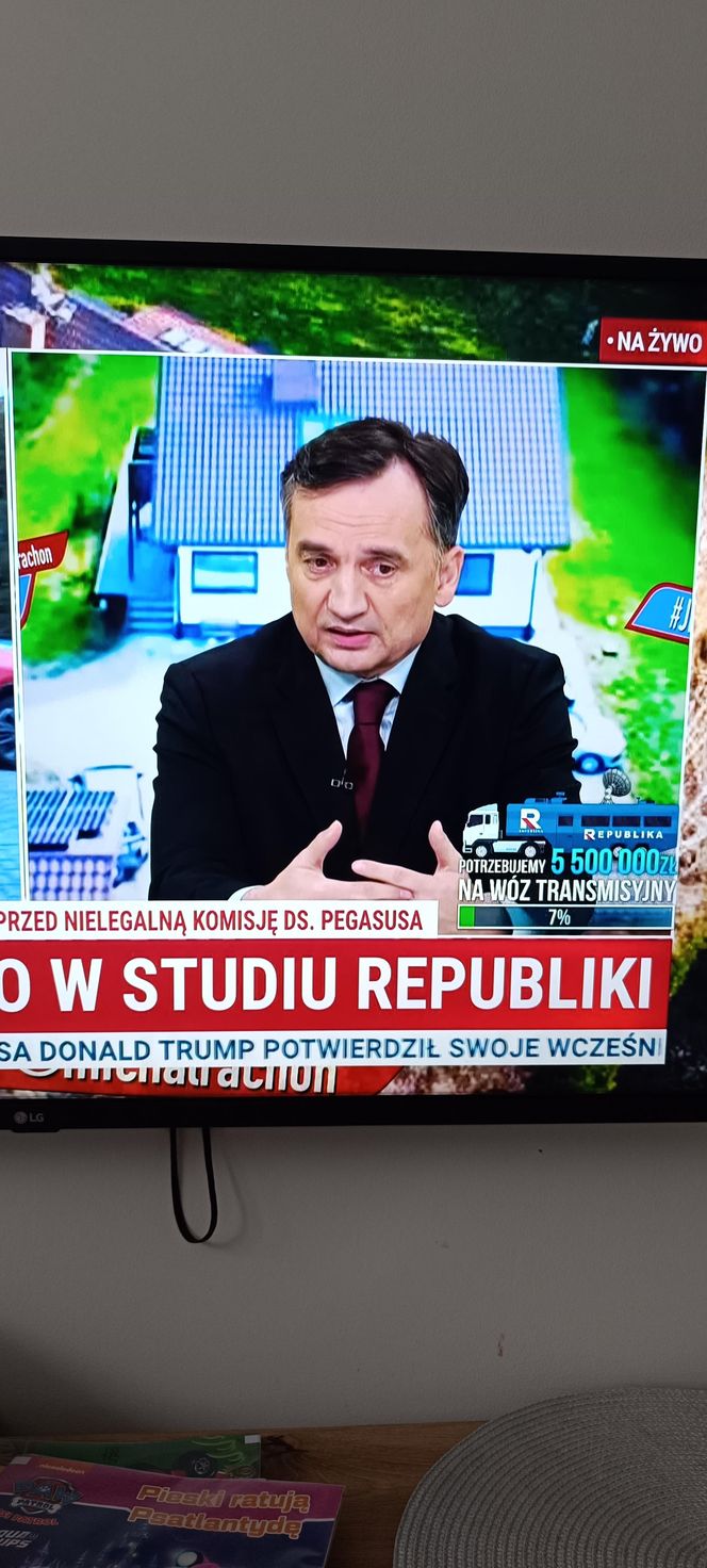 Zbigniew Ziobro pojawił się w piątek rano na żywo w TV Republika