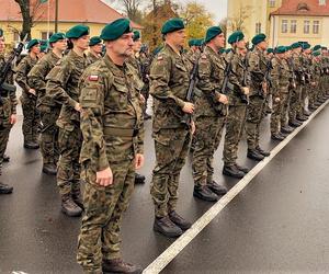 Przysięga wojskowa w CSAiU. Uroczystość odbyła się po 28 dniach szkolenia podstawowego,